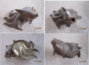 Riesengroße Bronzefigur, über 4 kg